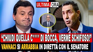 VANNACCI PERDE LA PAZIENZA E REAGISCE MALE ALLE PAROLE DI CARLO CALENDA DEL PD [upl. by Llebana]