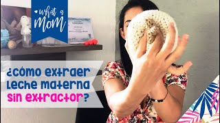 ¿Cómo extraer leche materna sin extractor [upl. by Ayotac907]