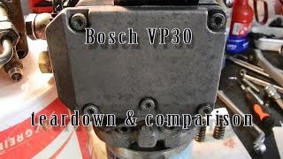 Bosch VP30 Rover  pump teardown  comparison amp look inside [upl. by Notnats]