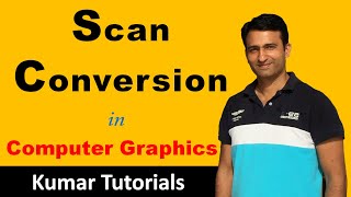 Scan Conversion in Computer Graphics in Hindi  Kumar Tutorials [upl. by Alaek849]