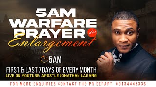 WARFARE PRAYERS FOR ENLARGEMENT WITH APOSTLE JONATHAN LAGANG02112024 [upl. by Nea]