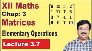 Matrices Elementary transformation Ncert exercise 34 [upl. by Sueahccaz572]