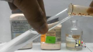 Chromyl Chloride Test using Potassium Chloride [upl. by Sokul]