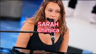 CHIMICA Ditonellapiega  Sarah lyrics video [upl. by Nichy]