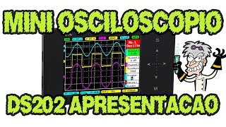 Mine Osciloscópio DS202 Tirando da Caixa unboxing [upl. by Herculie]