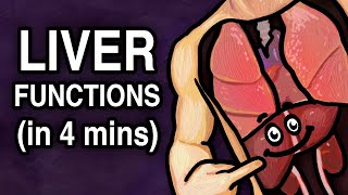 THE LIVER  FUNCTIONS [upl. by Ahsienel]