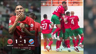 Morocco vs DRC 11 AFCON 2024 Highlights  Hakimi goal [upl. by Brittaney229]