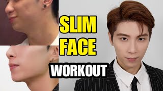 SUPER SLIM FACE WORKOUT 100 natural way  瘦面除雙下巴運動  ISSAC YIU [upl. by Ultann]