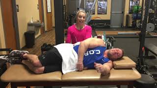 Dry needling the Quadratus Lumborum CORE physical therapy Omaha [upl. by Tabby]