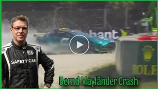 Safety Car driver Bernd Maylander crashes hard in Monza  Bernd Mayländer unfall [upl. by Yelena]