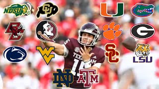 2024 Week 1 College Football Predictions [upl. by Kenzie]