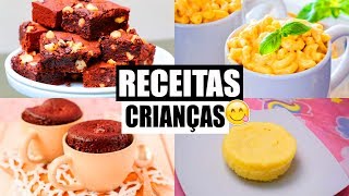 3 RECEITAS QUE AS CRIANÃ‡AS PODEM FAZER SOZINHAS MUITO FÃCIL [upl. by Mil]