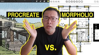 Procreate vs Morpholio Trace  Which is better for architects and interior designers [upl. by Ginzburg]