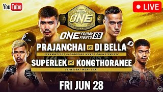 ONE Friday Fights 68 Prajanchai vs Di Bella  LIVE STREAM  Muay Thai Watch Party  Lumpinee 68 [upl. by Sergu261]