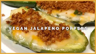 EASY VEGAN JALAPENO POPPERS ft Violife Foods [upl. by Venola]