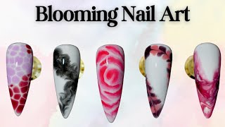 BLOOMING GEL  BLOSSOM GEL ❀ schnelle wunderschöne NailartDesigns im Nagelstudio [upl. by Demy]