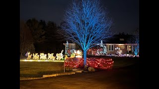 Christmas Lights City  Old Scugog Road Bowmanville ON Canada bowmanville [upl. by Gosser]