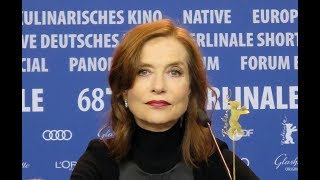 Berlinale 2018  Isabelle Huppert [upl. by Samul]