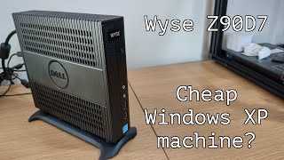 Wyse Z90D7 Thin client  Cheap Windows XP gaming [upl. by Aihsekyw]