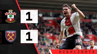 HIGHLIGHTS Southampton 11 West Ham  Premier League [upl. by Beach]