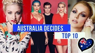 Australia Decides 2019  Top 10 – Eurovisión 2019  Laura Ortiz [upl. by Yleak]