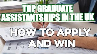 The Best WEBSITE for finding Graduate AssistantshipsStudentships in the UK [upl. by Cato]