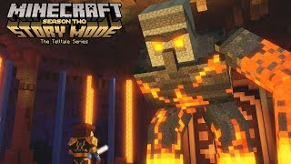 Minecraft Story Mode Season 2 Episode 4 All Boss Fights [upl. by Ahsenet]