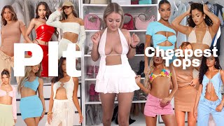 PLT cheapest tops haul  try on [upl. by Dierdre266]