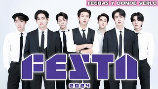 BTS FESTA 2024  fechas y donde verlo  Bangbangcon 🎟️🎞️🎶📀🎥 y más [upl. by Easlehc420]