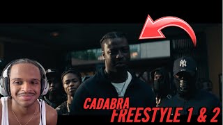 HE WENT CRAZY ON THESE🔥  AMERICAN REACTS TO Abra Cadabra  quotCADABRA FREESTYLEquot 1 amp 2quot [upl. by Esme]