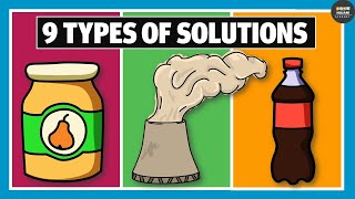 9 Types of Solution  Chemistry [upl. by Kameko665]