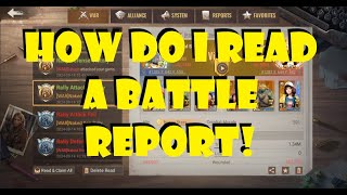 How Do I Read A Battle Report [upl. by Asuncion]