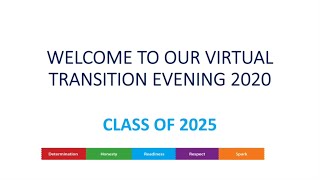 Marple Hall Virtual Transition Evening 2020 [upl. by Atika]