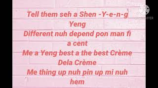 Shenseea  Dont Rush Freestyle Lyrics [upl. by Erdreid77]