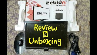 Unboxing zebion LCD monitor  Review zebion LCD monitor  Universal gallery [upl. by Cerelia]