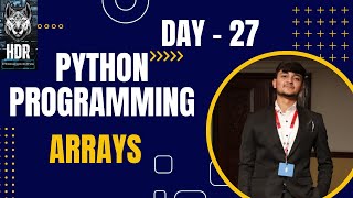 Python Arrays HDRProgramming [upl. by York88]