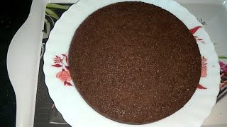 Eggless Chocolate Cake Without Milk  Chocolate Cake in Kadai  without Pressure cooker [upl. by Ocirled]