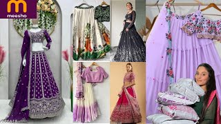 Meesho Lehenga Haul Affordable Lehengas for Wedding Haldi ✨😍 [upl. by Lashonda]