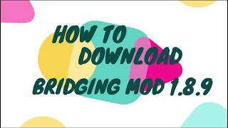 HOW TO DOWNLOAD GODBRIDGE MOD MINECRAFT 189 [upl. by Sucramel]