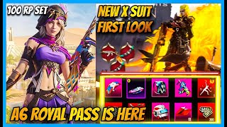 A6 ROYAL PASS IS HERE  1 TO 100 REWARDS  NEW X SUIT FIRST LOOK AND 31 UPDATE  BGMI [upl. by Notlad993]