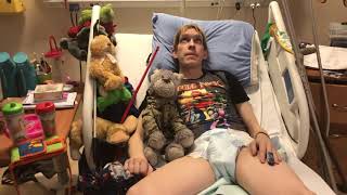 Diaper boy update on day 45 in the hospital [upl. by Eyma]