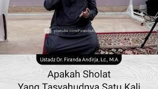 Apakah Sholat Yang Tasyahudnya Satu Kali Duduk Iftirosy Atau Tawarruk [upl. by Nauh]