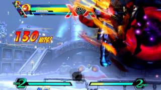 UMvC3 Unstoppable Dormammu Combos [upl. by Bevan83]