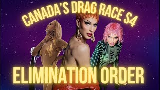 Canadas Drag Race Season 4 Elimination Order Drag Crave [upl. by Theresita]