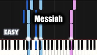 Kgotso  Messiah  EASY PIANO TUTORIAL by SA Gospel Piano [upl. by Nanerb]