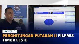 Hasil Coblosan Putaran II Pilpres Timor Leste 2022 Mulai Dihitung [upl. by Nissy225]