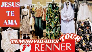 TOUR NA RENNER COM NOVIDADES COLETE SAIA MIDI VESTIDOSCUPOM ROSOARES tour renner fashion [upl. by Sirois]