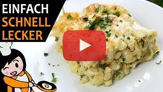 Käsespätzle  Rezept Videos [upl. by Stanly820]