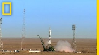 Soyuz Launch  National Geographic [upl. by Rosenblum]