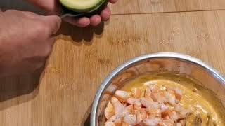 AVOCAT CREVETTES ET TARTARE DE TOMATES AU CONBAVA [upl. by Astto]